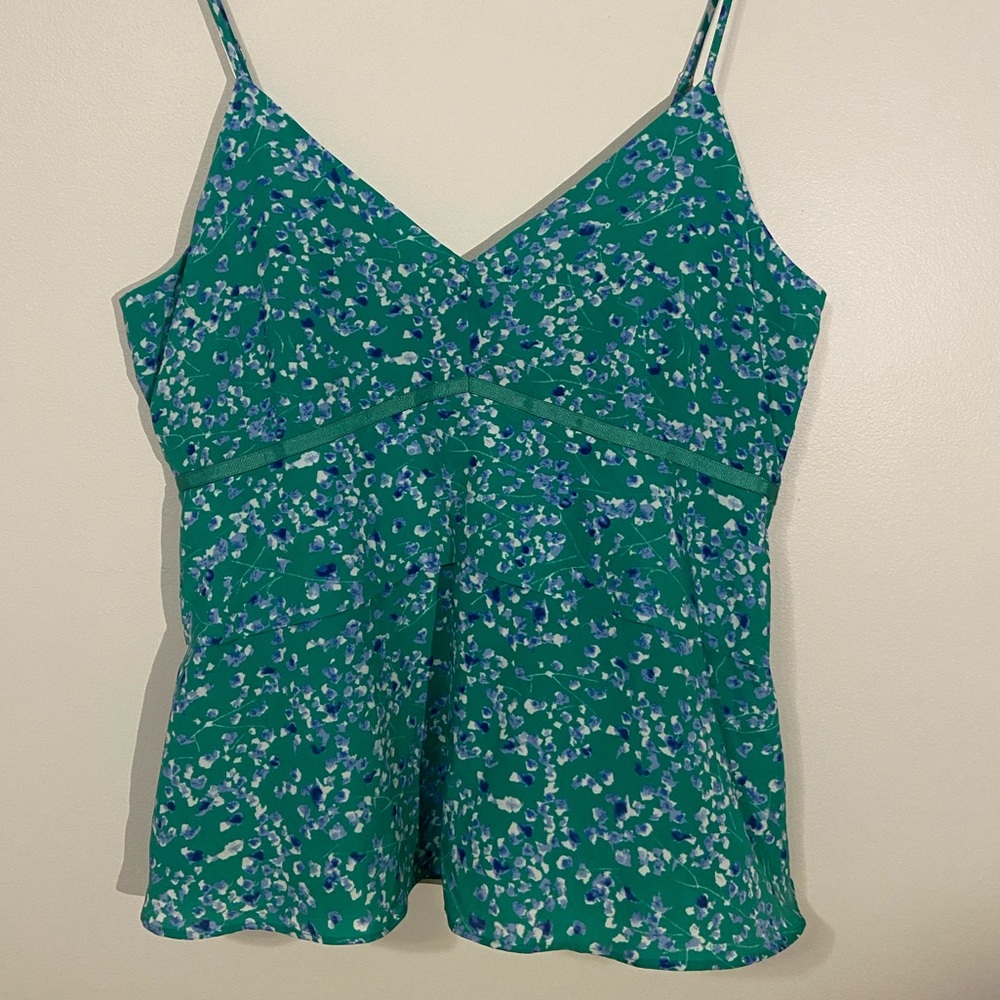 Banana Republic flowy floral blouse tank